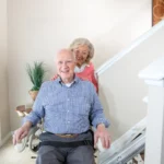 elderly couple utilizing assistive technology