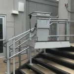 Savaria Omega Custom Curved Inclined Platform Lift