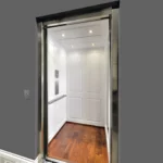 Savaria Home Elevator Routed White