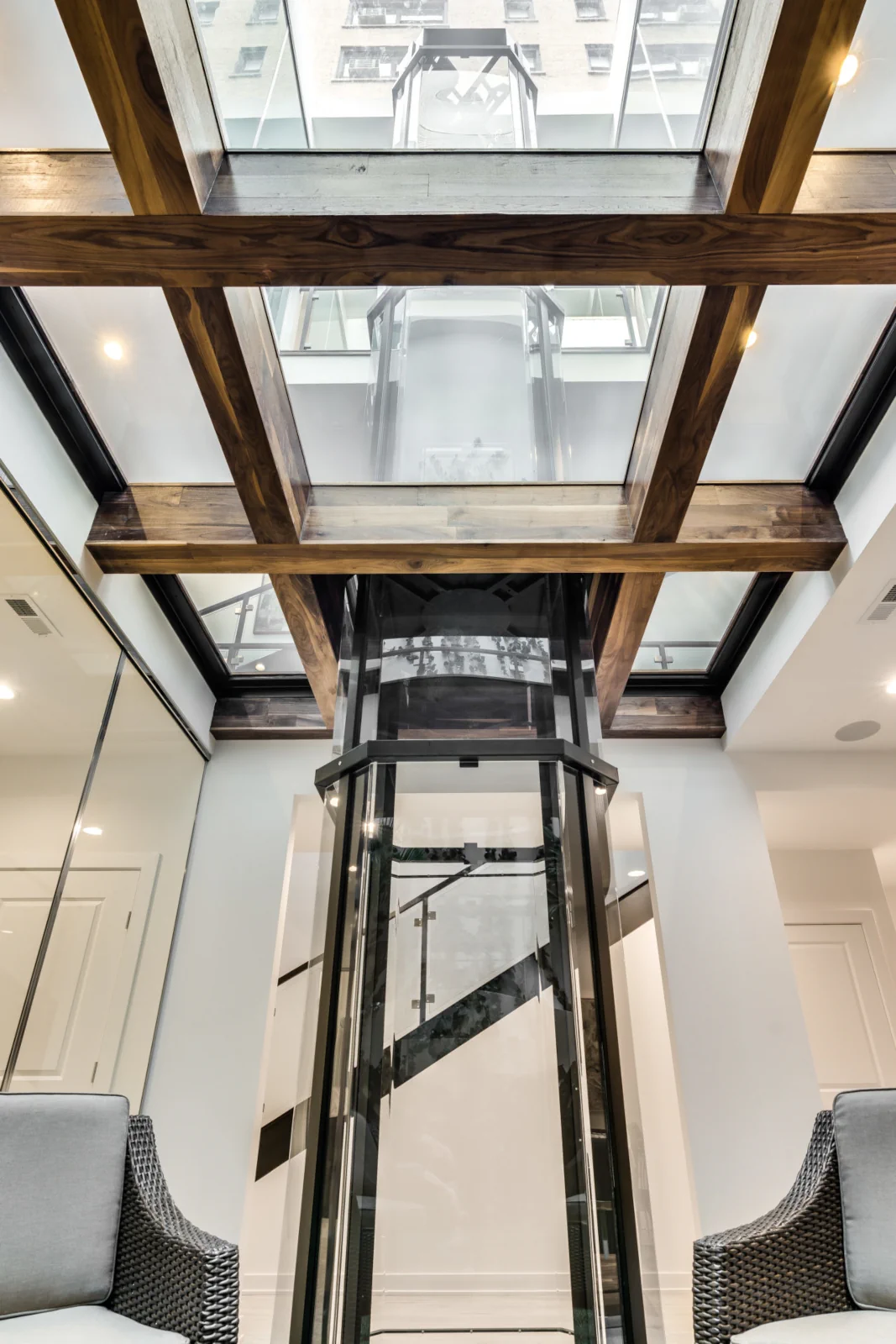 Savaria Vuelift Glass Home Elevator in Chicago, IL, Lifeway Mobility