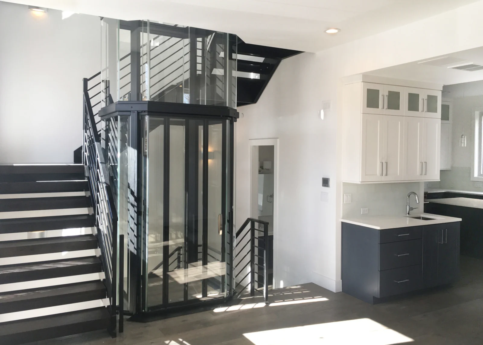 Savaria Vuelift Glass Home Elevator in Chicago, IL, Lifeway Mobility