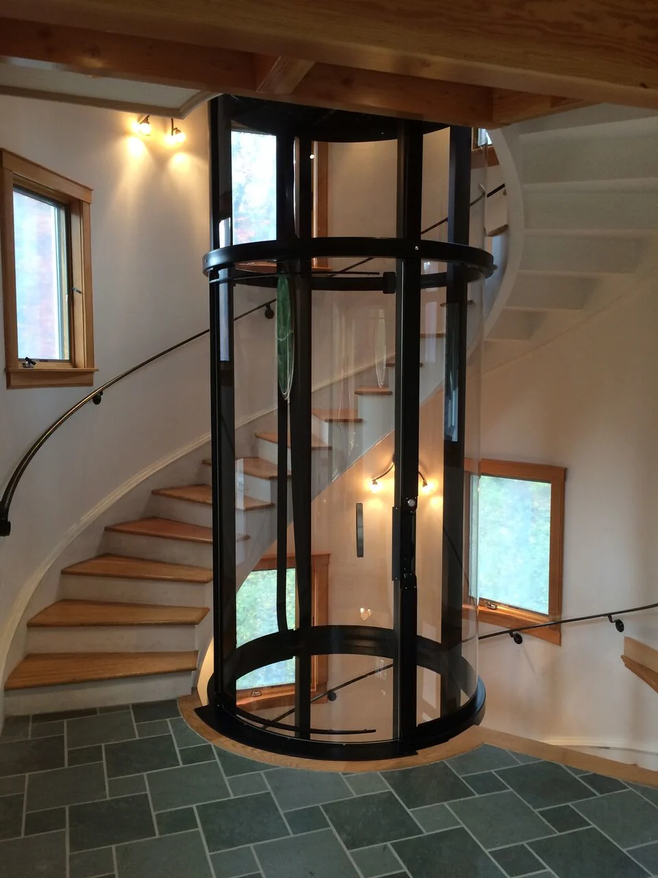 Savaria Vuelift Glass Home Elevator in Chicago, IL, Lifeway Mobility